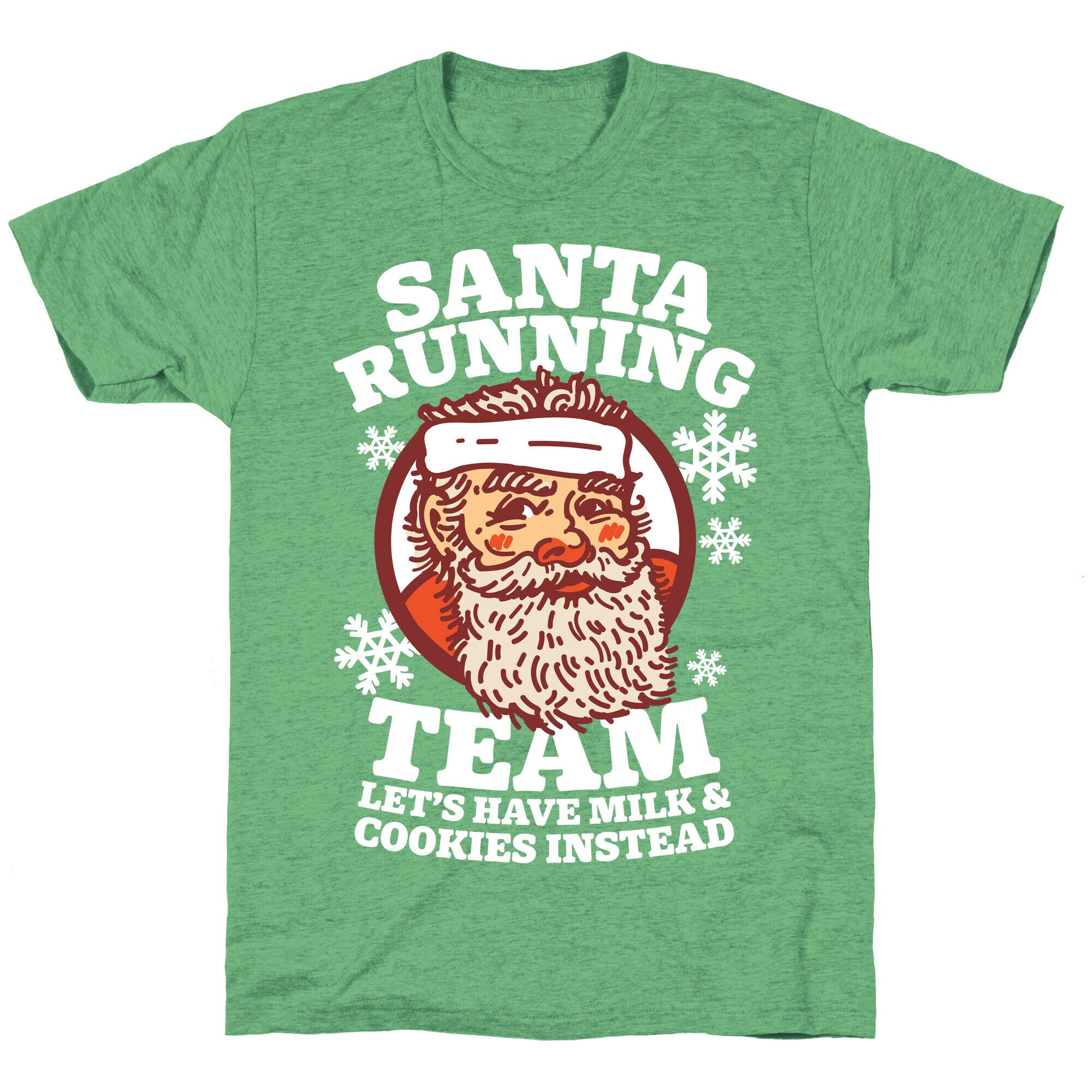 Santa Running Team Unisex Triblend Tee